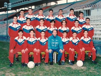 Under 16 team that participated in UEFA Tournament in 1996-1997