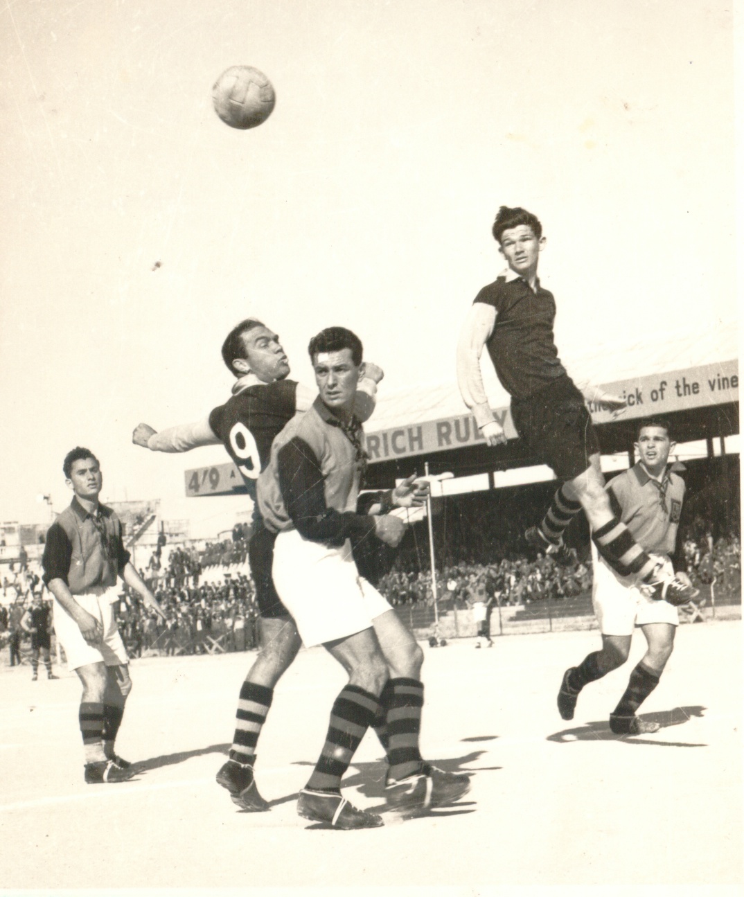 Tony and Sammy Nicholl spearhead the Blues attach.JPG