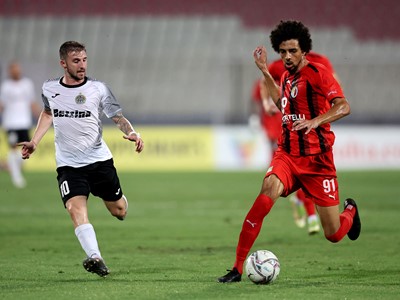 29 Aug 2022 - Hamrun v Hibs - Jurgen Degabriele 10 - Emerson Marellina 91.jpg