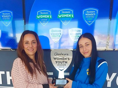 Assikura Women's Youth League award winner for October & November Fatma Al Girbi