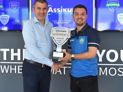 Assikura Women's League Coach of the Round award winner for Phase 2, Ryan Vella